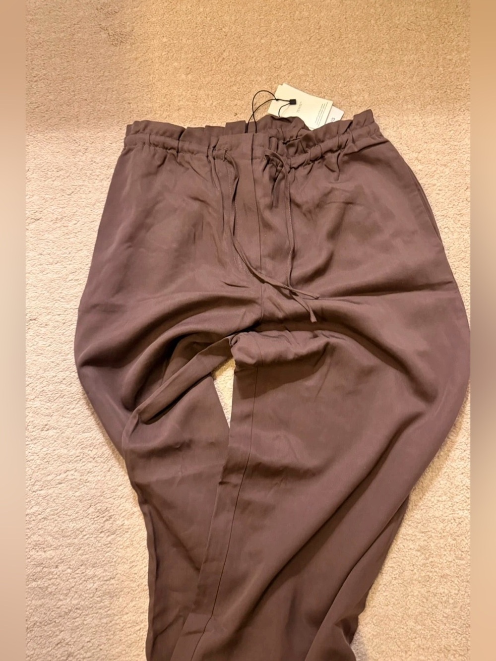 Mango Wide-Leg Drawstring pants - Picture 2 of 3